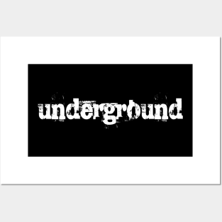 underground logo Posters and Art